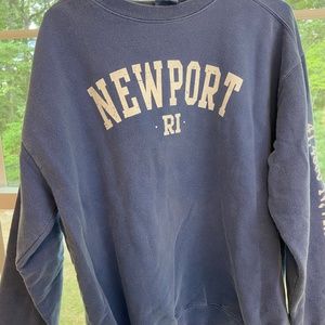 Purple Newport Rhode Island Crewneck Sweatshirt